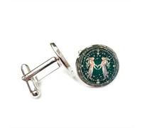 Boutons de manchette, Cadeau Original Et Tendance Pour Un Ami, Symbole De Chance Et De Diffraction, Inspiré Des Douze Signes Du Zodiaque. Boucle De Manchette Personnalisée, Accessoire De Chemise Id