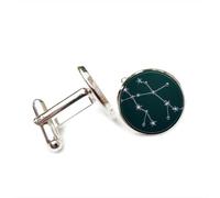 Boutons de manchette, Cadeau Porte-Bonheur Gémeaux, Topologie Microscopique, Idéal Pour Un Ami. Douze Signes Du Zodiaque, Boucle De Manchette Personnalisée, Accessoire De Chemise, Cadeau Pour Père