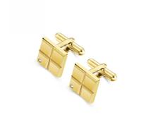 Boutons de manchette carrés à carreaux cloutés pour hommes Clous texturés pour hommes Boucle décorative exquise pour chemise de costume professionnel