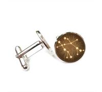 Boutons de manchette, Carte De Circuit Imprimé Porte-Bonheur Gémeaux, Pour Un Ami. Douze Signes Du Zodiaque, Boucle De Manchette Personnalisée, Accessoire De Chemise, Cadeau Parfait Pour Un Père,