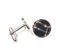 Boutons de manchette, Carte Du Ciel Gémeaux, Projection Simple, Porte-Bonheur, Cadeau Pour Un Ami. Douze Signes Du Zodiaque, Polyvalents. Boucle De Manchette Personnalisée, Accessoire De Chemise, Ca