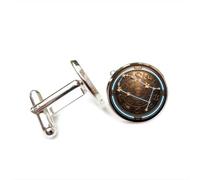 Boutons de manchette, Carte Du Zodiaque Gémeaux, Symbole De Chance Et D'Avenir, Pour Un Ami. Douze Signes Du Zodiaque, Boucle De Manchette Personnalisée, Accessoire De Chemise, Cadeau Parfait Pour U