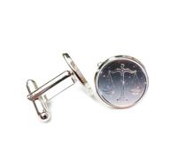 Boutons de manchette, Carte Topologique Unique D'Une Balance À Ciel Étoilé, Balance, Signe Du Zodiaque Balance, Boucle De Manchette, Accessoire De Chemise, Cadeau Pour Comptable, Patron, Affaires,