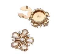 Boutons De Manchette Chemise Habillée En Alliage Qualité Supérieure Ornés Cristaux Verre Brillants Pour Les Affaires Et Les Événements En Soirée Accessoires Chemise Polyvalents