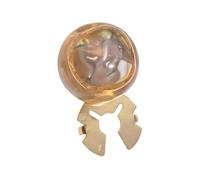 Boutons de manchette de chemise en alliage de résine à la mode, couvre-boutons décoratifs pour femmes et hommes, vestes de chemise, robe, manteau, vêtement, boutons de manchette en colophane dorés à