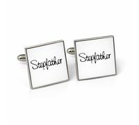 Boutons de manchette de mariage pour homme, forme carrée ou circulaire, noir et blanc, marié, témoin d'honneur, père, frère, témoin, beau-père, grand-père, garçon, Standard, Métal, Opale noire.