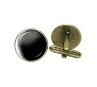 Boutons de manchette éclipse lunaire pour homme, cabochon en verre de 16 mm, cadeau pour collectionneur passionné d'astronomie,Couleur 15,Taille unique