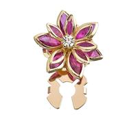 Boutons de manchette élégants en forme de fleur réglables pour mariage, rendez-vous, voyage, cadeau pour petite amie, épouse, sœur, fille, Consulte la descripción, Métal, Il ne s'agit pas d'une pierre
