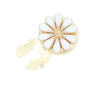 Boutons de manchette élégants en forme de marguerites en 4 couleurs Boutons de manches floraux formels parfaits pour les mariages, les fêtes et les bureaux, portent des clous de chemise en alliage