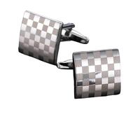 Boutons de manchette en acajou en fibre de carbone écologiques, motif carré de sculpture en treillis laser pour hommes, boutons de manchette pour chemise française-5