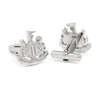 Boutons de manchette en acier inoxydable sous licence officielle Newcastle Utd