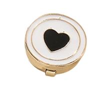 Boutons de manchette en alliage en forme de cœur - Fournitures de couture, One Size, Comme décrit, Comme décrit.