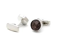 Boutons de manchette en cristal pour hommes, boutons de manchette ronds personnalisés, formels, décontractés, pour chemise, bijoux de mariage,Couleur 5,1 paire