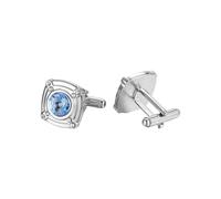 Boutons de manchette en émail et diamant pour homme Noir, taille unique, Métal, Pas de gemme