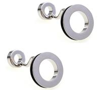 Boutons de manchette en émail for hommes, boutons de manchette en époxy, formes ovales, rondes, carrées et rectangulaires Pour Hommes Chemises De Smoking(Color15)