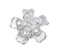 Boutons de manchette en forme de fleur authentique, bijoux élégants en perles, lien de chemise, accessoire formel élégant, bouton de manchette léger et tendance, idéal pour les femmes, les mariages