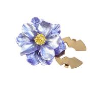 Boutons de manchette en forme de pétales de fleurs nacrées pour homme et femme - Pour uniforme, robe, chemise, tenue décontractée, décoration facile à clipser, taille unique, Comme décrit, Comme