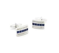 Boutons de manchette en laiton et cristal pour homme, motif pierre à facettes, coffret cadeau pour marié,Couleur 5,Taille unique