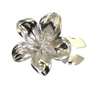 Boutons de manchette en métal en forme de fleur pour femme - Clips élégants - Accessoires de robe et de chemise - Sans boutons à coudre - Cadeau pour femme, taille unique, Comme décrit, Comme décrit.