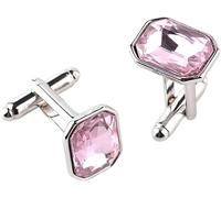 Boutons de manchette en pierre véritable rose bleu violet vert orange cristal boutons de manchette pour homme boutons de manchette d'affaires boutons de manchette hommes boutons de manchette cadeaux