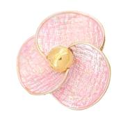 Boutons de manchette floraux à la mode fabriqués à partir de Kirsite robuste avec bouton de manche à ajustement standard européen de 3 mm pour hommes Boutons de manchette à fermoir à ressort