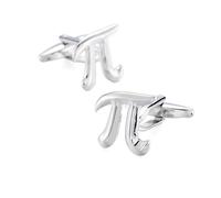 Boutons de manchette for chemise for homme, en cuivre, avec trombone, étoile à cinq branches, symbole mathématique, bouton de manchette tendance Pour Hommes Chemises De Smoking(Color 18)