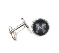 Boutons de manchette, Gémeaux, Ange, Espace, Intrication Quantique, Chance, Cadeau Pour Un Ami, Douze Signes Du Zodiaque, Boucle De Manchette Personnalisée, Accessoire De Chemise, Cadeau Pour Père,