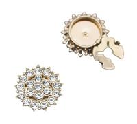 Boutons de manchette géométriques modernes pour robe, détails en multicolore, conception légère, compatibilité transparente avec tous les types de chemises, diamants colorés, boutons de