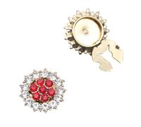 Boutons de manchette géométriques modernes pour robe, détails en multicolore, conception légère, compatibilité transparente avec tous les types de chemises, diamants colorés, boutons de
