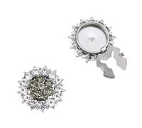 Boutons de manchette géométriques modernes pour robe, détails en multicolore, conception légère, compatibilité transparente avec tous les types de chemises, diamants colorés, boutons de