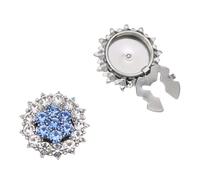Boutons de manchette géométriques modernes pour robe, détails en multicolore, conception légère, compatibilité transparente avec tous les types de chemises, diamants colorés, boutons de