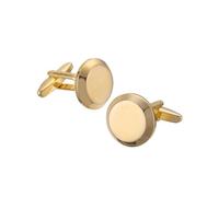 Boutons de manchette gravés au laser pour homme, ronds/carrés, en métal, pour chemise française, cadeau de mariage,Couleur 4,Taille unique