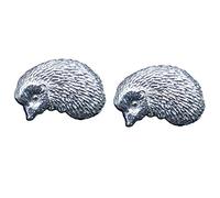 Boutons de Manchette Hérisson en Etain Fin, Fabrication Francaise