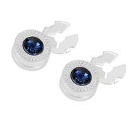 Boutons de manchette œil de chat à la mode, couvre-boutons ronds, chemise, bijoux, accessoires pour vêtements, faciles à utiliser, boutons de manchette ronds, œil de chat