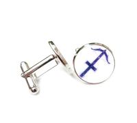 Boutons de manchette, Intrication Quantique Nébuleuse Dimensionnelle, Sagittaire, Douze Signes Du Zodiaque, Boucle De Manchette Personnalisée, Accessoire De Chemise, Cadeau Pour Comptable, Patron, A
