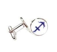 Boutons de manchette, Intrication Quantique Nébuleuse Dimensionnelle, Sagittaire, Douze Signes Du Zodiaque, Boucle De Manchette Personnalisée, Accessoire De Chemise, Cadeau Pour Comptable, Patron, A