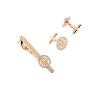 Boutons de manchette multifonctionnels en alliage texturé pour homme, cadeau parfait pour mari ou père club et boutons de manchette