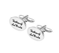 Boutons de manchette « Père de l'oiseau » pour homme, papa, père de la mariée, cadeau pour papa, cadeau de mariage pour homme, 48mm, Métal, Pas de gemme