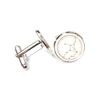 Boutons De Manchette Porte-Bonheur Personnalisé Avec Boucle De Manchette, Accessoire De Chemise, Idéal Pour Un Comptable, Un Patron, Un Homme D'Affaires, Un Mariage Ou Un Bal De Promo. Projection Ho