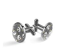 Boutons de manchette pour homme, motif princesse, panda, cœur, patte d'amour, boutons de manchette pour homme, boutons de manchette classiques noirs pour costume, chemise, mariage, affaires, cadeau