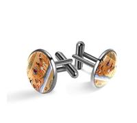 Boutons de manchette pour homme, motif scène de l'Égypte ancienne, mythologie, boutons de manchette classiques noirs pour costume, chemise, mariage, affaires, cadeau d'anniversaire