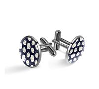 Boutons de manchette pour homme, motif visage de gens amusants, boutons de manchette classiques noirs pour costume, chemise, mariage, affaires, cadeau d'anniversaire