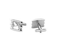 Boutons de manchette pour homme : poignets en zircon de haute qualité, costumes, chemises, accessoires, diamants, boutons de manchette en pierres précieuses, taille unique, Métal, Pas de gemme