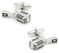 Boutons de manchette pour hommes, 2 paires de boutons manchette en laiton, motif guitare, collection instruments musique, for homme (mariage)