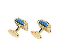 Boutons de manchette pour hommes, Galvanique en Métal en Laiton Poli Miroir Confortables Boutons de manchette Homme Brillant Brillant 1 Paire pour Robes Chemises pour Mariage pour Travail, Plastique
