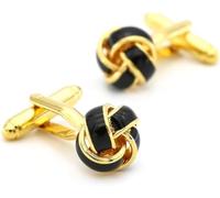Boutons de manchette pour hommes, Lot de 2 paires boutons manchette en laiton, motif boule tressée, for homme, idéal for un mariage