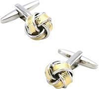 Boutons de manchette pour hommes, Lot de 2 paires boutons manchette en laiton, motif boule tressée, for homme, idéal for un mariage