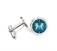 Boutons de manchette, Pour Un Ami, Symbole De Chance Et D'Espoir, Inspiré Des Gémeaux Et Des Douze Signes Du Zodiaque. Boucle De Manchette Personnalisée, Accessoire De Chemise Parfait Pour Un Comp