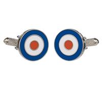 Boutons de manchette RAF Roundel Shirt dans une boîte GS, Argenté., taille unique