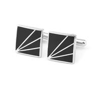Boutons de manchette ronds en forme d'étoile et de fleur pour homme, coffret cadeau pour marié,Couleur 16,Taille unique